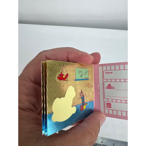 VTG 80s My Favorite Toys Mini Sticker Book Scratch N Sniff Stickers Strawberry G - Picture 7 of 9